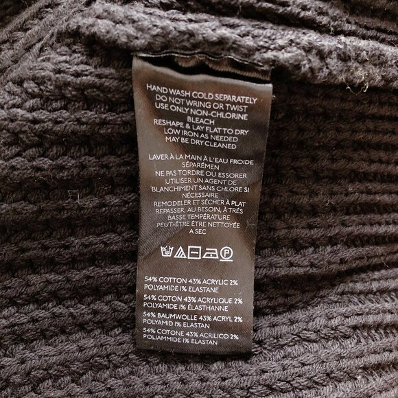 Free People Sweater NWT Nellie sweater women's chunky knit oversized black - Picture 15 of 15